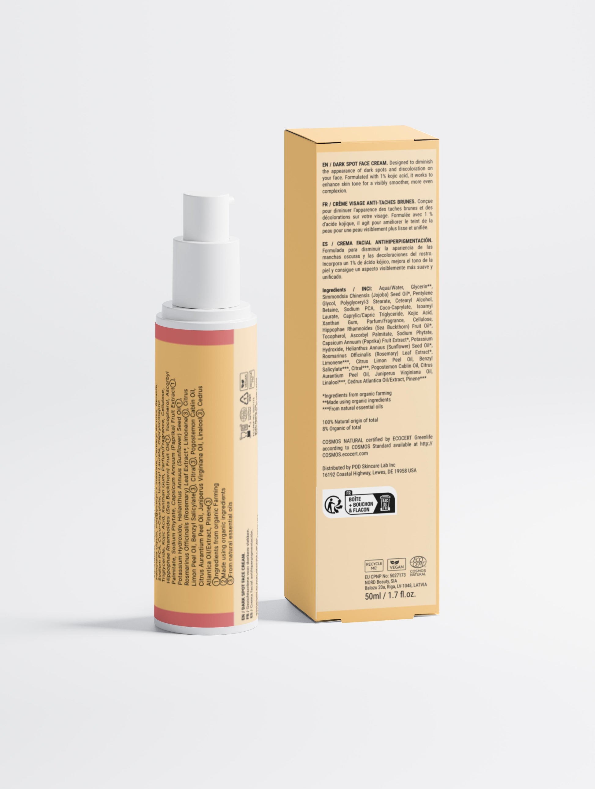 Dark Spot Face Cream with Kojic Acid